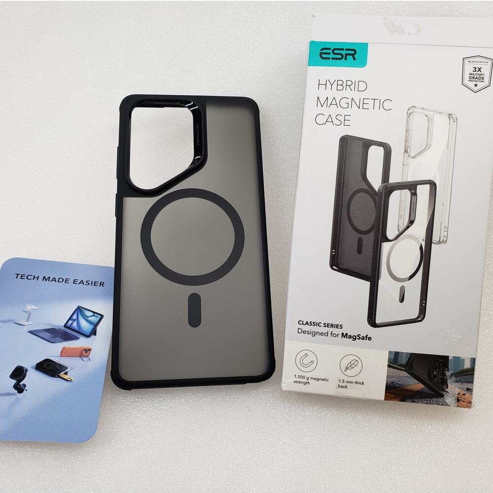 ESR Classic Hybrid Magnetic Case for Samsung Galaxy S26 Ultra - Frosted Black